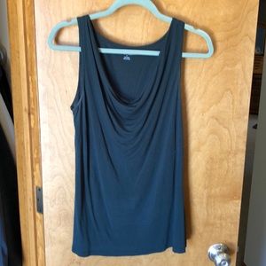 3/$30 Cowl neck camisole. Dark green.